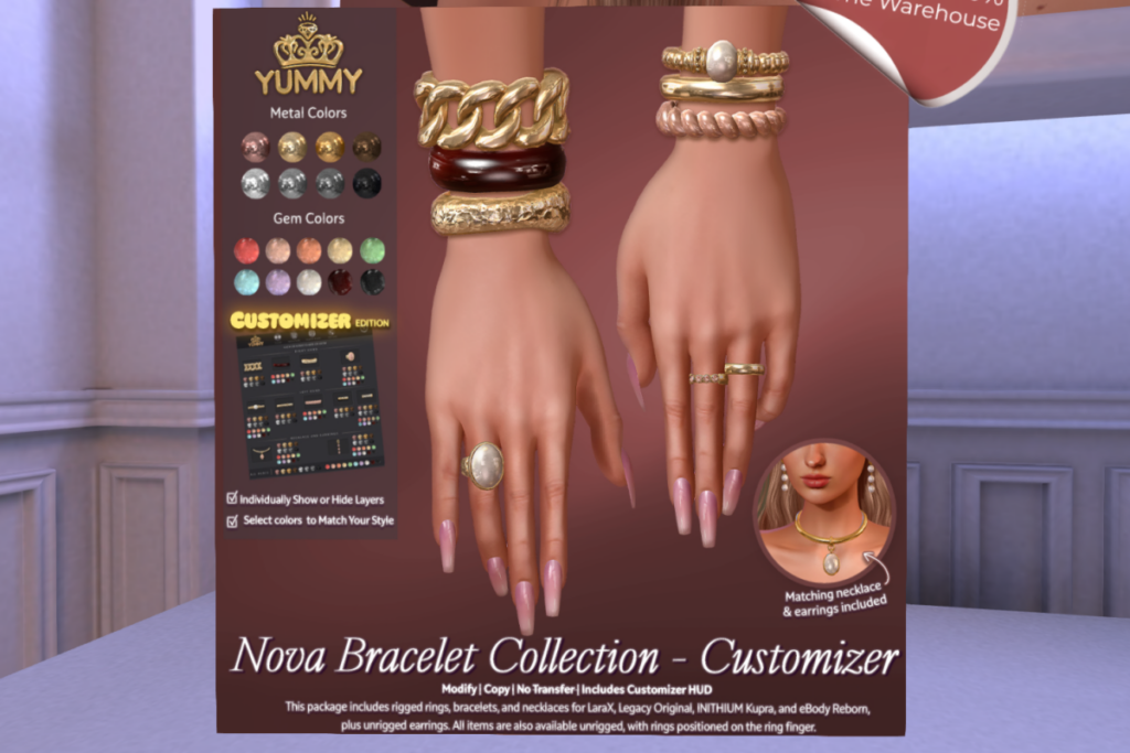 Nova Bracelet - Inithium/Legacy/MaitreyaX/Reborn, L$395