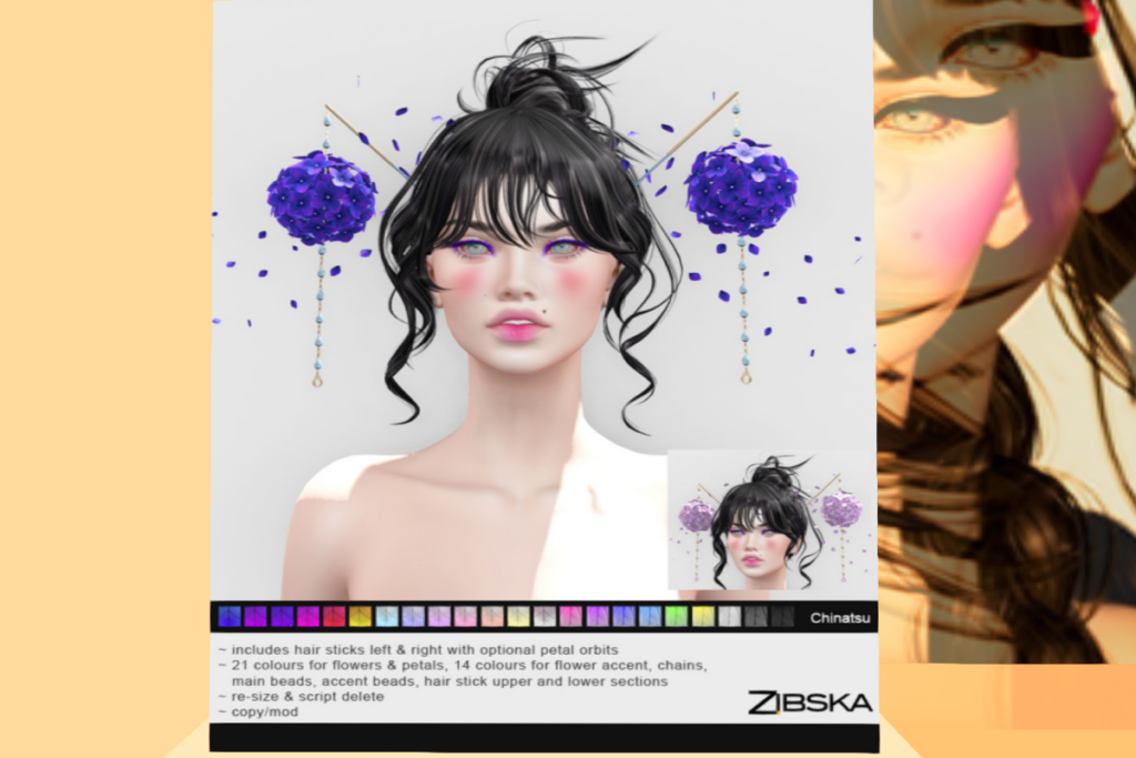 Chinatsu Hair Sticks, L$200