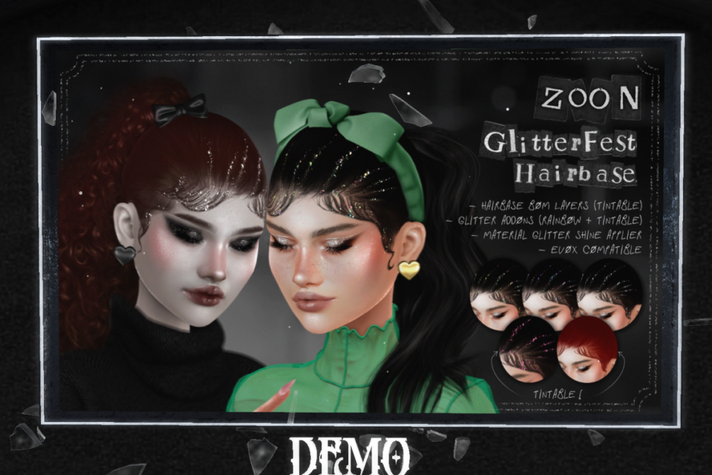 GlitterFest Hairbase - EvoX, L$249