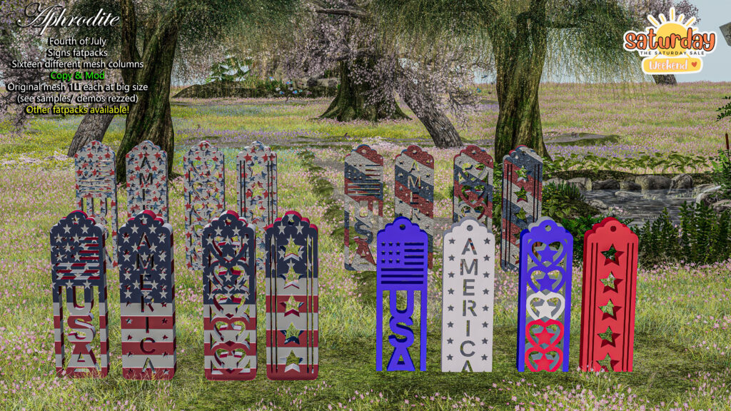 Fourth  of July Signs Pack