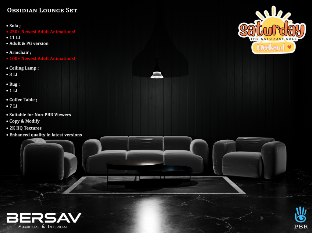 Obsidian Lounge Set