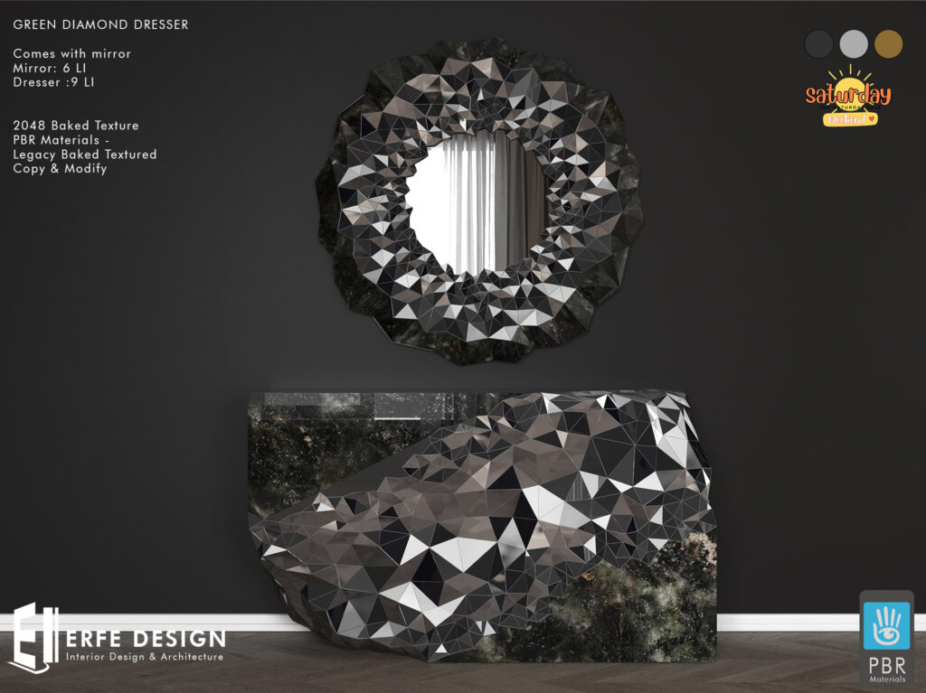Green Diamond Dresser