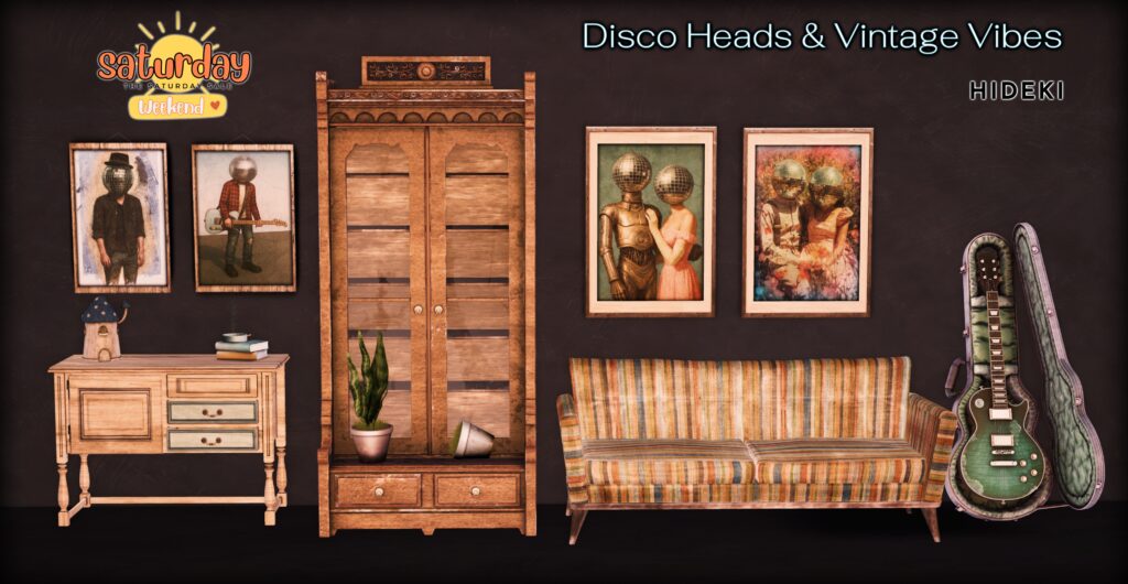 Disco Heads &amp; Vintage Vibes Furniture Set