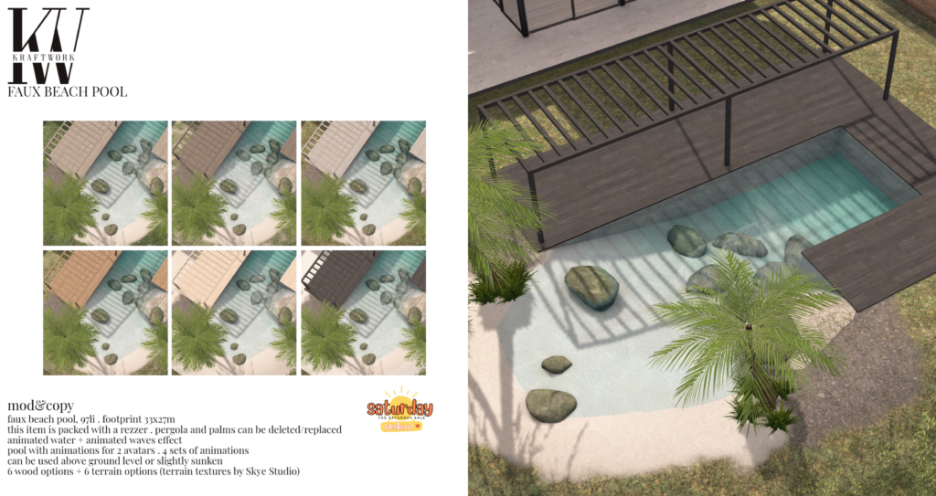 Faux Beach Pool