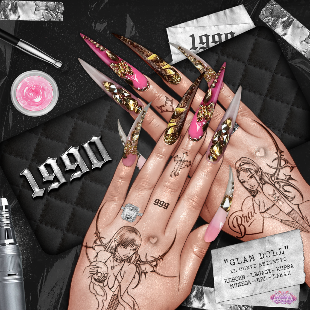 Glam Doll Nails - Inithium/Legacy/MaitreyaX/Muneca/Reborn/Yentements