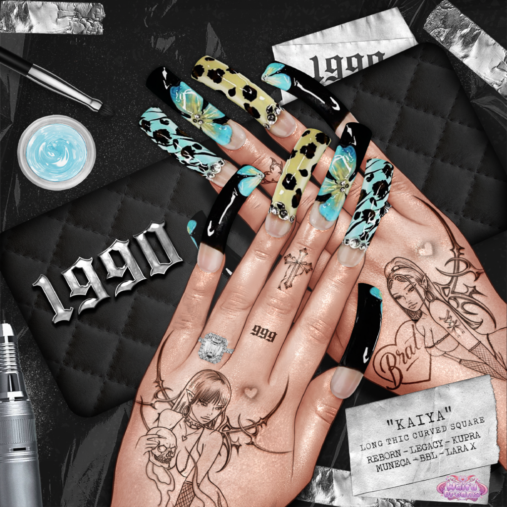Kaiya Nails - Inithium/Legacy F+M/MaitreyaX/Reborn/Yentements