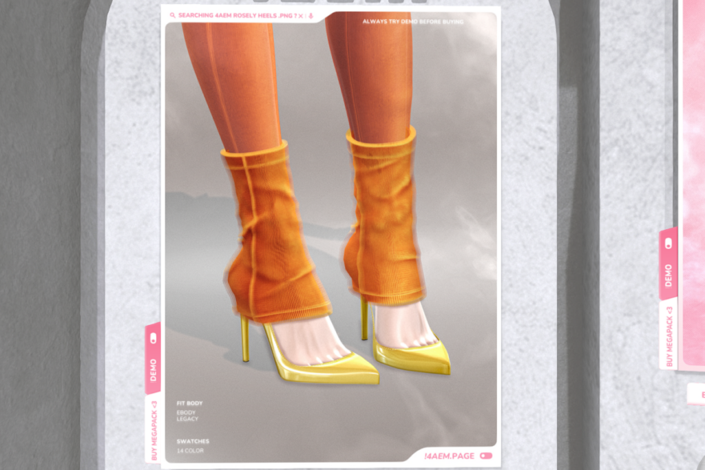 Rosley Gaiter and Heels - Legacy/Reborn, L$299 each/L$999-L$1500 each FP/L$2999 MP