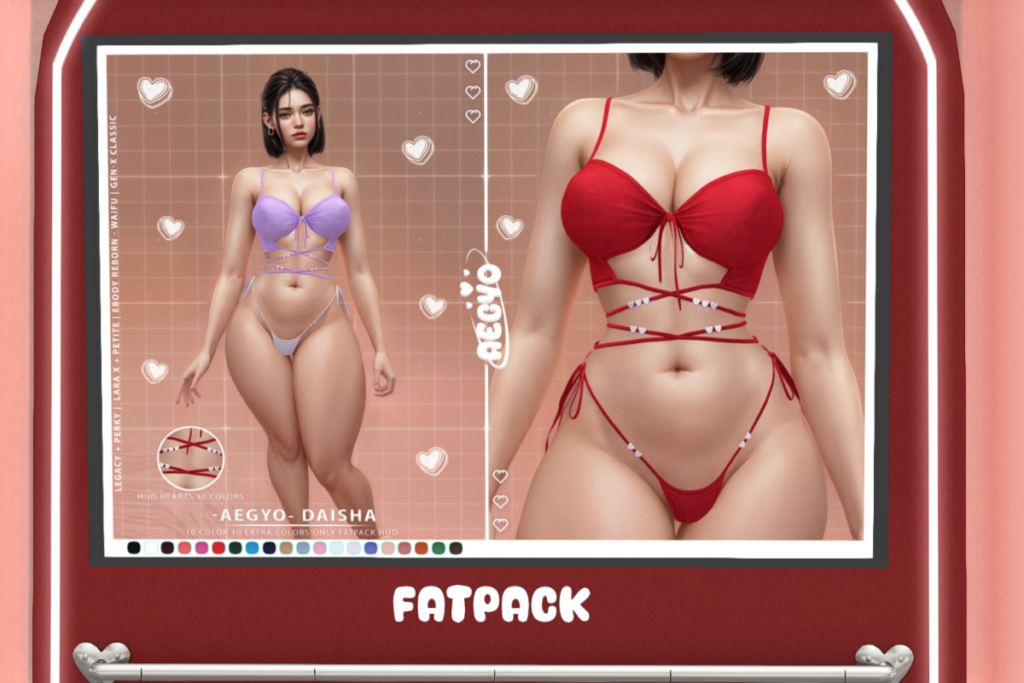 Daisha Bikini - GenX/Legacy/MaitreyaX/Reborn/+mods, L$198 each/L$998 FP