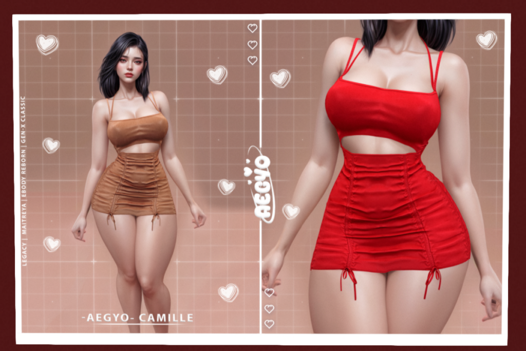 Camille Outfit - GenX/Legacy/MaitreyaX/Reborn, L$198 each/L$1398 FP