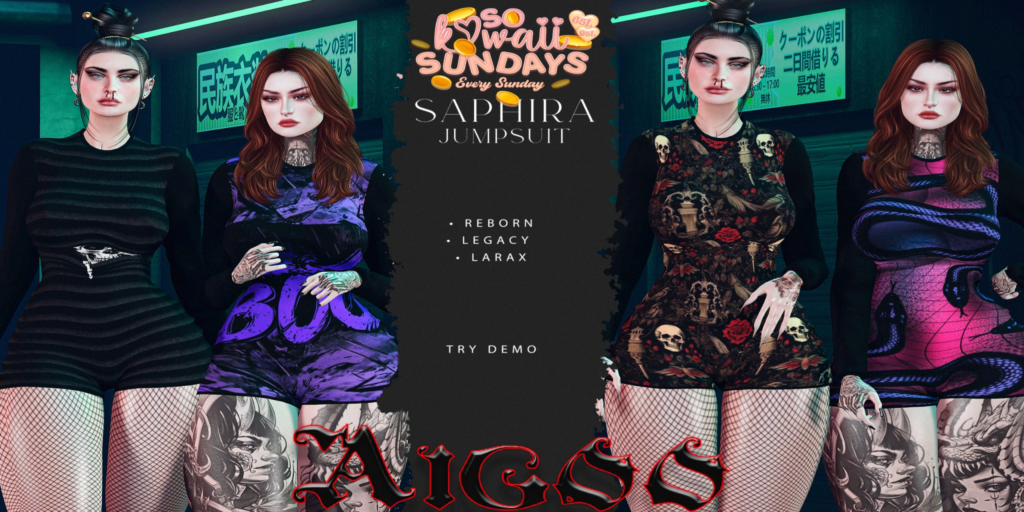 Saphira Jumpsuit - Legacy/MaitreyaX/Reborn	&lt;a href=&quot;http://maps.secondlife.com/secondlife/Hutter/100/113/3480&quot;&gt;Teleport&lt;/a&gt;