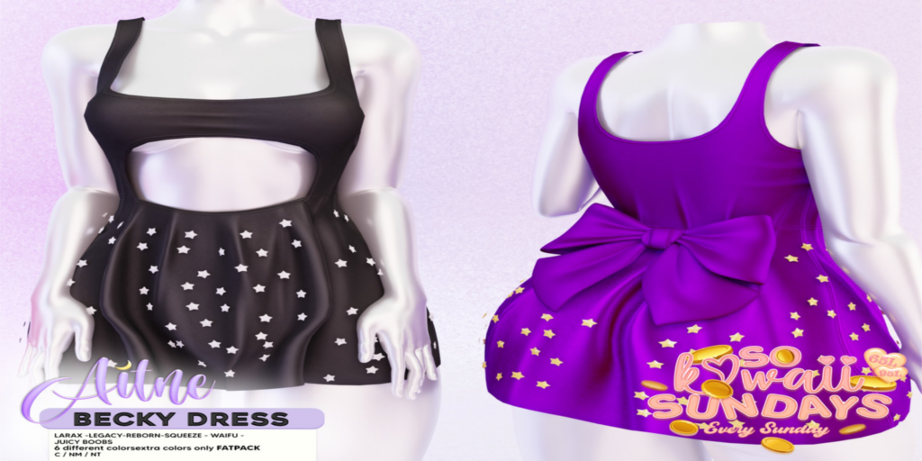 Becky Dress - Legacy/MaitreyaX/Reborn/+mods	&lt;a href=&quot;http://maps.secondlife.com/secondlife/Pegasus%20Cove/51/58/1057&quot;&gt;Teleport&lt;/a&gt;