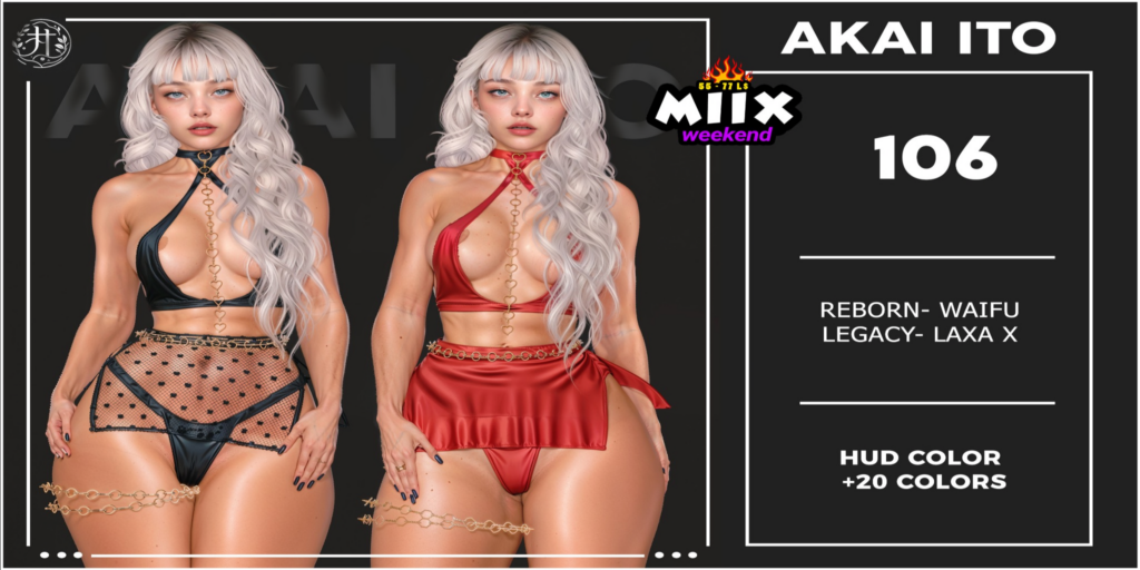 106 Outfit - Legacy/MaitreyaX/Reborn/+mods	&lt;a href=&quot;https://maps.secondlife.com/secondlife/Woodland%20Realm/69/34/21&quot;&gt;Teleport&lt;/a&gt;