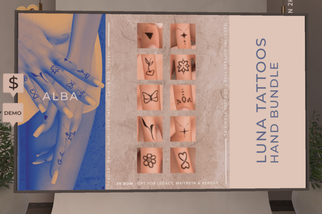Luna Tattoos - BOM, L199