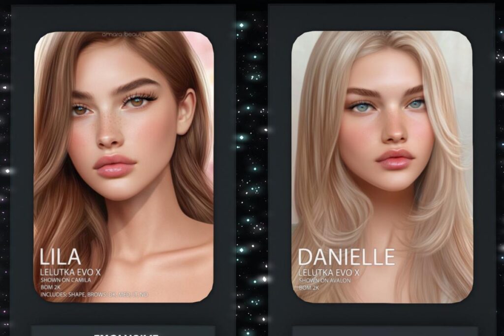 Lila &amp; Danielle Skin - EvoX, L$849 each/L$2999 each FP