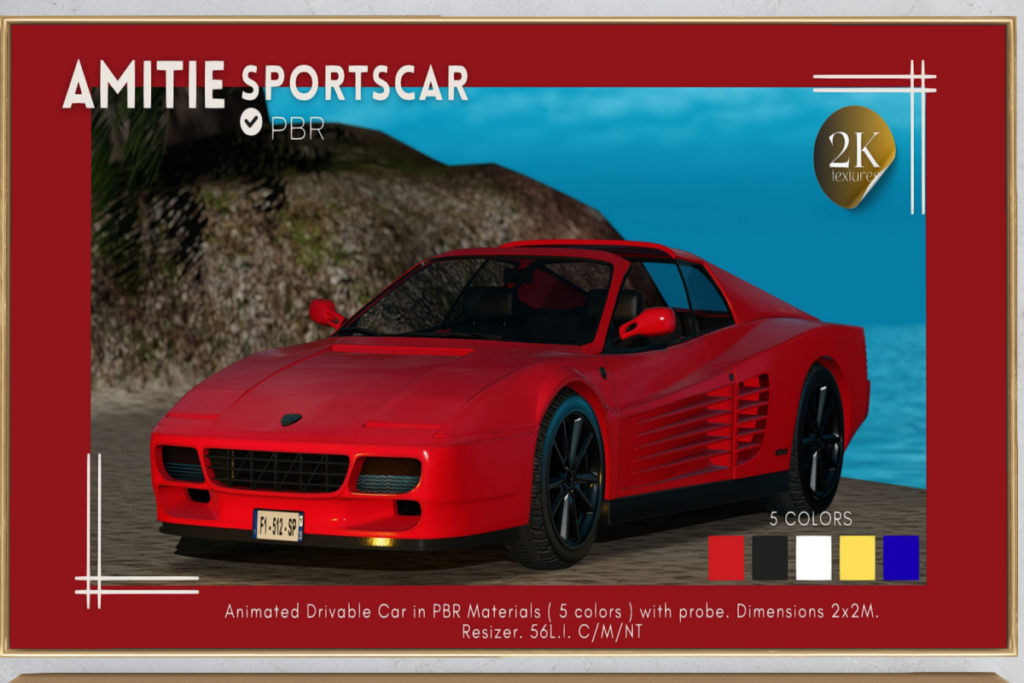 Sportscar, L$695