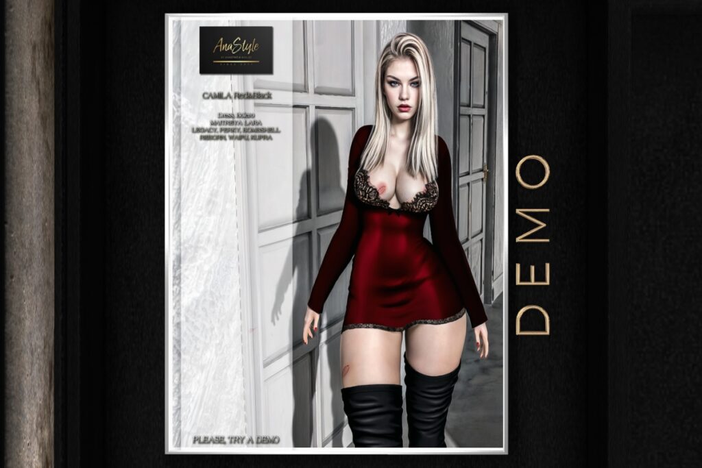Camila Outfit - Inithium/Legacy/Maitreya/Reborn/+mods, L$150 each/L$299 each FP