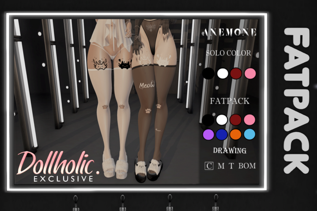 Kyo Stockings - Bom, L$200 each/L$600 FP