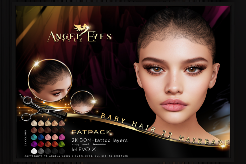 Baby Hair 22 Hairbase - EvoX, L$599
