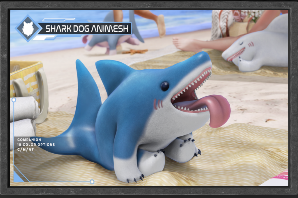 Shark Dog Animesh Companion, L$399 each/L$1299 FP