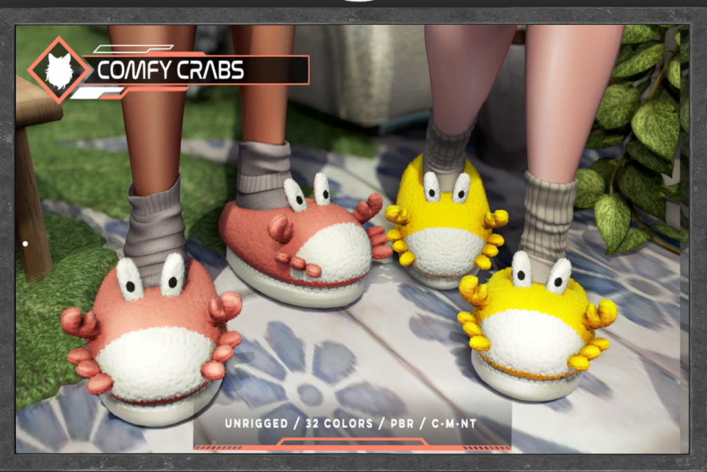 Comfy Crabs, L$199 each/L$499 FP