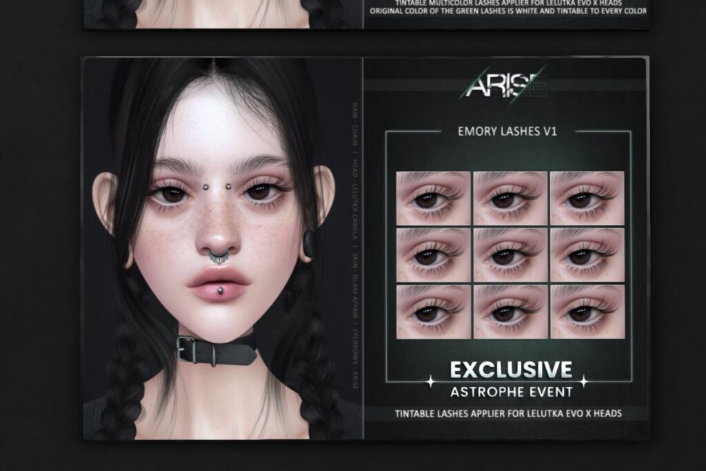 Emory Lashes V1 - EvoX, L$239