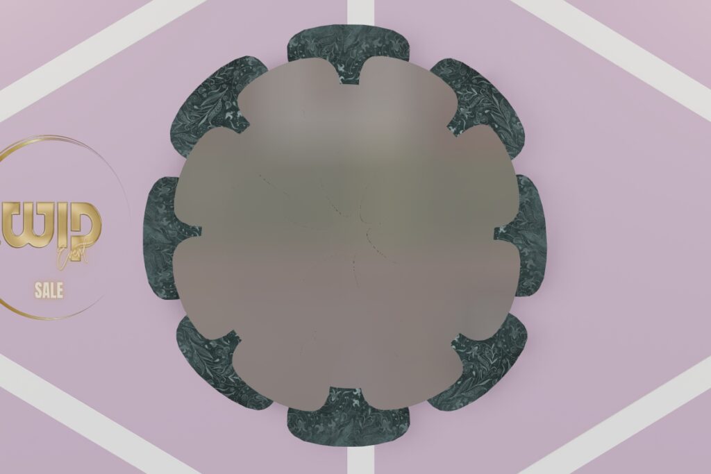 Flower Petal Mirror, L$150