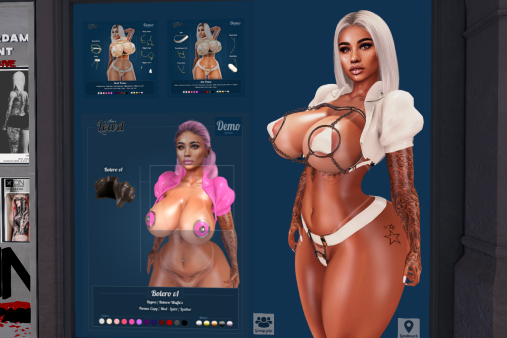 Ava&#039;s Lewd Set - Inithium/Reborn/+mods, L$399-L$499 each