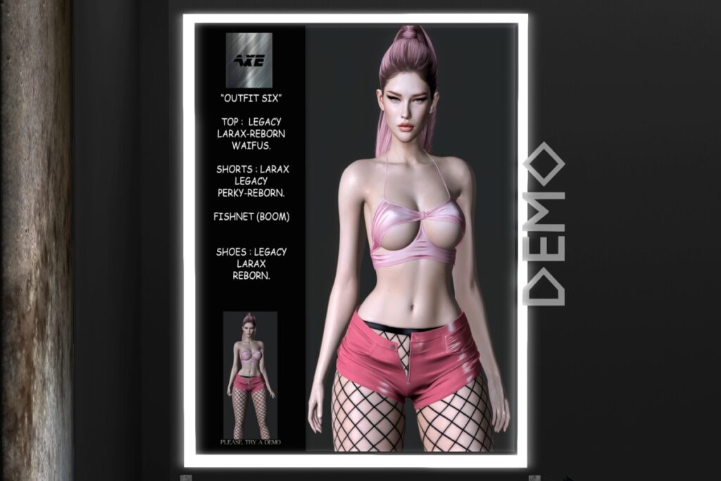 Six Outfit - BOM/Legacy/MaitreyaX/Reborn/+mods, L$150-L$170 each/L$499-L$899 FP