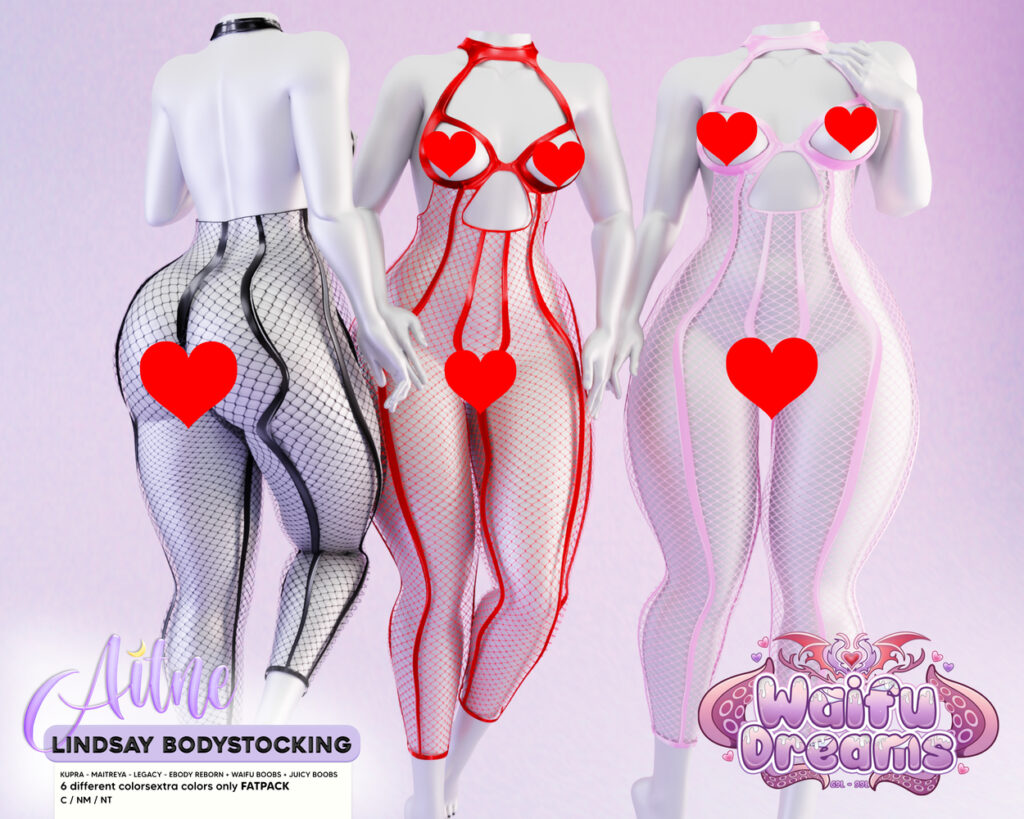 Lindsay Bodystocking - Inithium/Legacy/Maitreya/Reborn/+mods