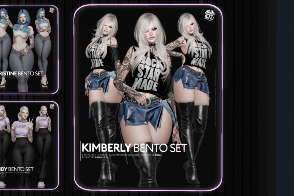 Kimberly Static Poses Set, L$225