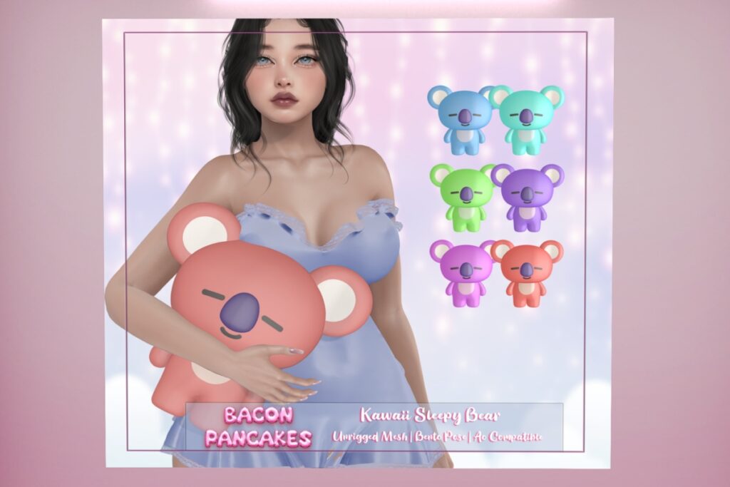 Kawaii Sleepy Bare Holdable, L$350