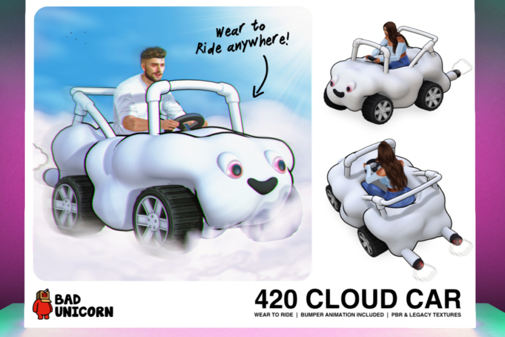 420 Cloud Car Wearable, L$420
