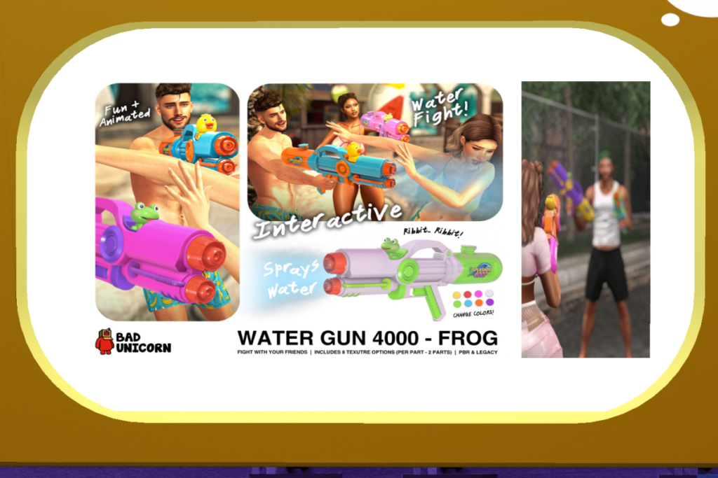Water Gun 4000 - Frog, L$399