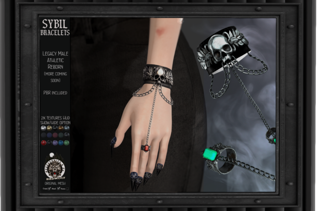 Sybil Bracelets - Legacy/Reborn/+mods, L$298