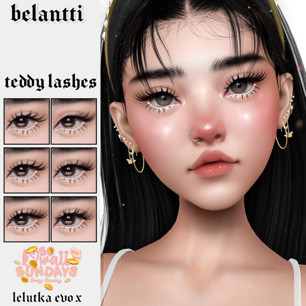 Teddy Lashes - EvoX	&lt;a href=&quot;http://maps.secondlife.com/secondlife/Legenda/174/95/698&quot;&gt;Teleport&lt;/a&gt;