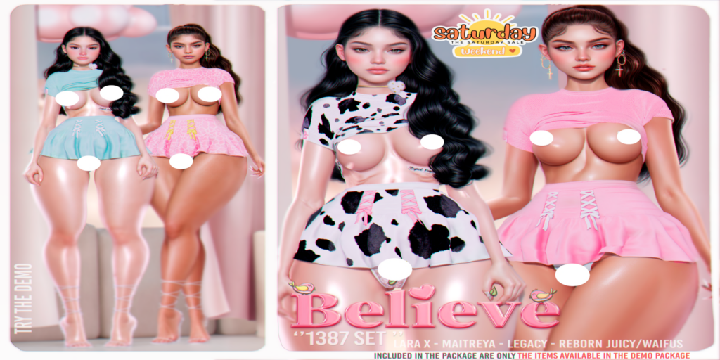 1387 Set - Legacy/Maitreya/Reborn/+mods	&lt;a href=&quot;http://maps.secondlife.com/secondlife/Bliss%20Kingdom/63/160/2001&quot;&gt;Teleport&lt;/a&gt;