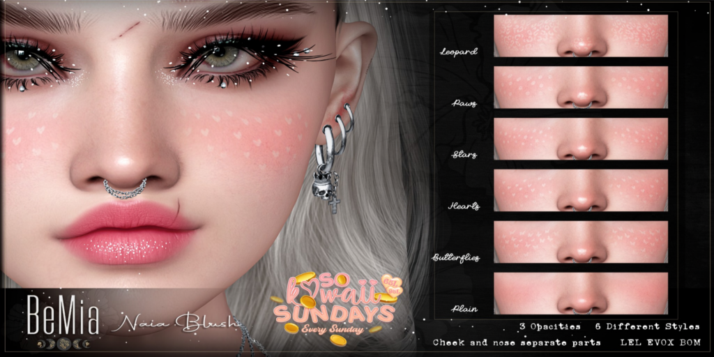 Naia Blush - EvoX	&lt;a href=&quot;http://maps.secondlife.com/secondlife/Rosehaven/218/121/2501&quot;&gt;Teleport&lt;/a&gt;