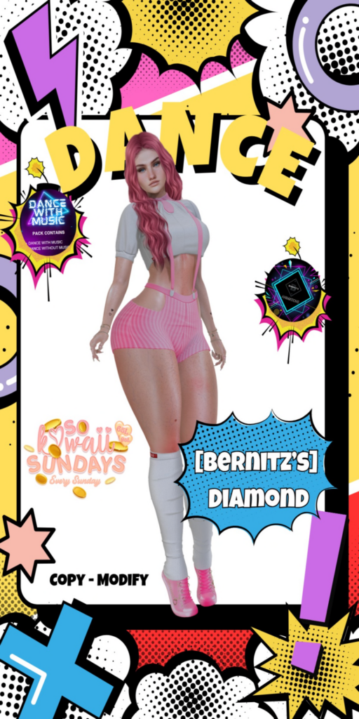 Diamond Dance Animations	&lt;a href=&quot;http://maps.secondlife.com/secondlife/Gauguin/13/94/4049&quot; target=&quot;_blank&quot;&gt;Teleport&lt;/a&gt;