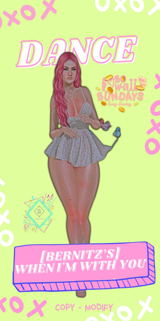 When I&#039;m With You Dance Animations	&lt;a href=&quot;http://maps.secondlife.com/secondlife/Gauguin/13/94/4049&quot; target=&quot;_blank&quot;&gt;Teleport&lt;/a&gt;
