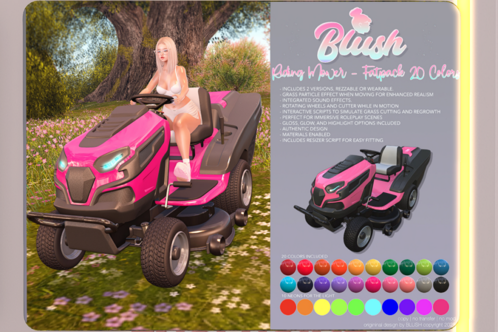 Riding Mower, L$349