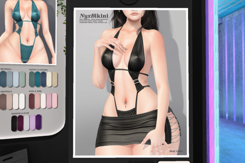 Nyx Bikini - Legacy/Reborn/+mods, L$400 each/L$1400 FP
