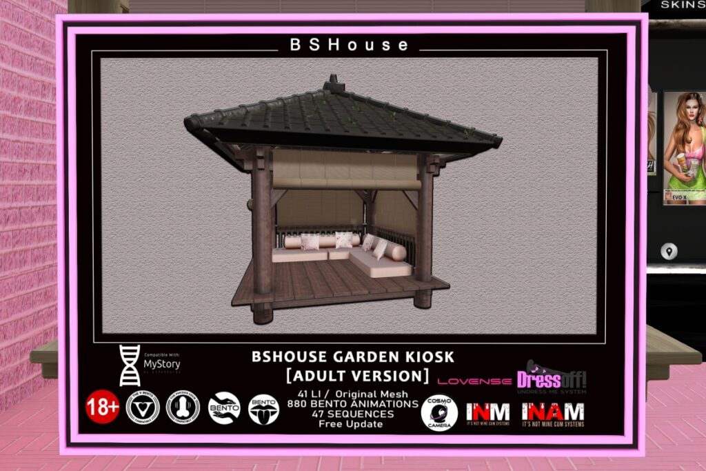 Garden Kiosk, L$1900