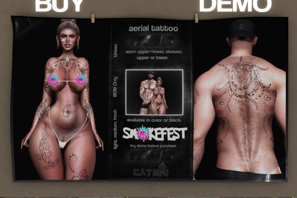 Aerial Tattoo - BOM, L$300