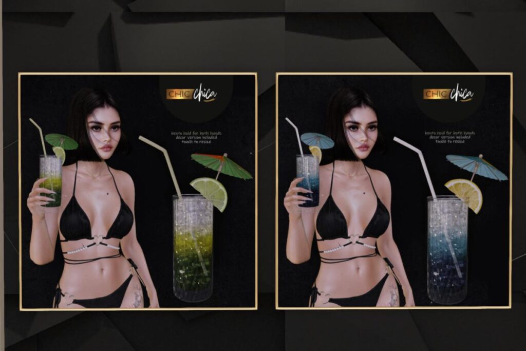 Green Iguana Drinks, L$188 each