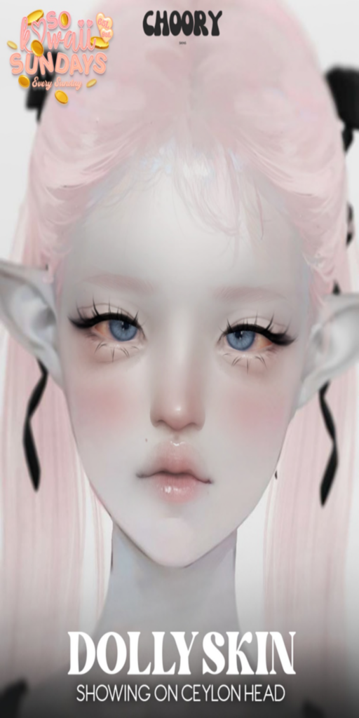 Dolly Skin - EvoX	&lt;a href=&quot;http://maps.secondlife.com/secondlife/Viktel%20Aria/205/176/21&quot;&gt;Teleport&lt;/a&gt;