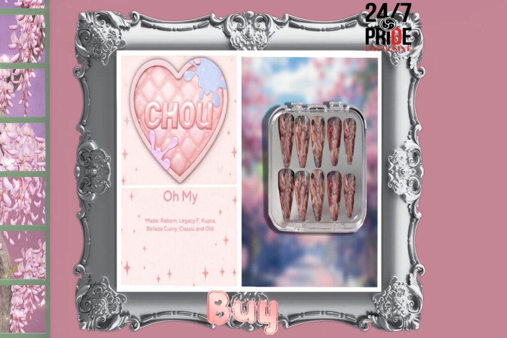 Oh My Mesh Nails - BellezaOG/GenX/Inithium/Legacy/Reborn, L$399