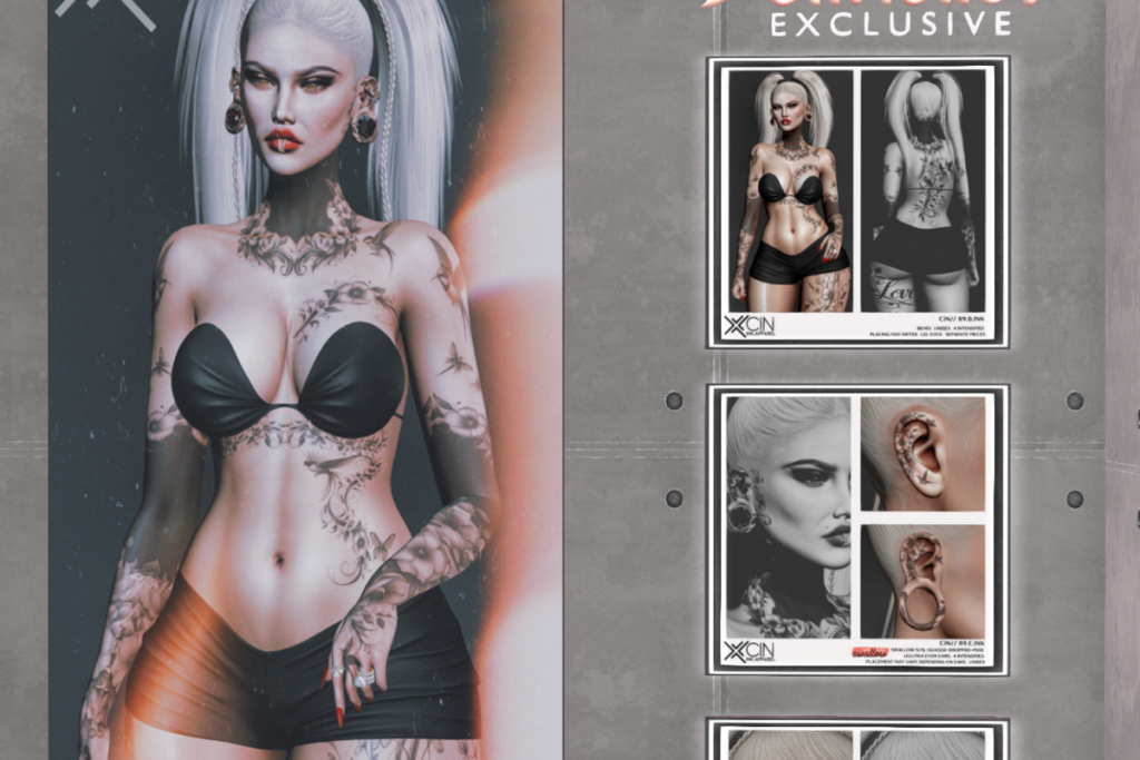 89B Ink - Evo X, L$399 | 89E Ink - Evo X/Swallow, L$99
