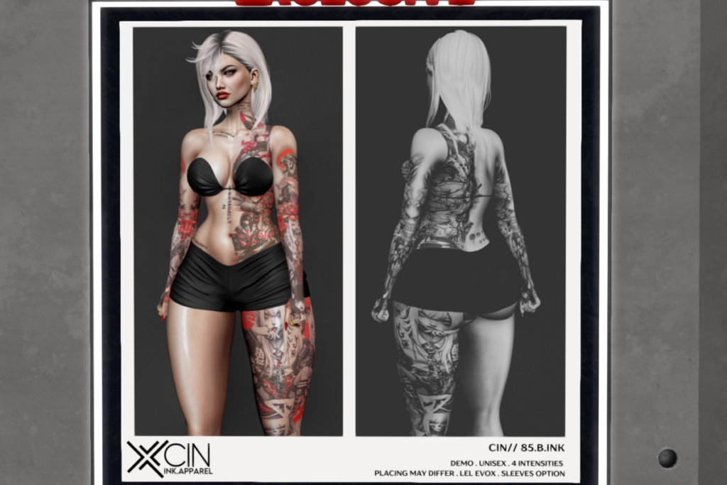 85.B Ink Tattoo - EvoX, L$349