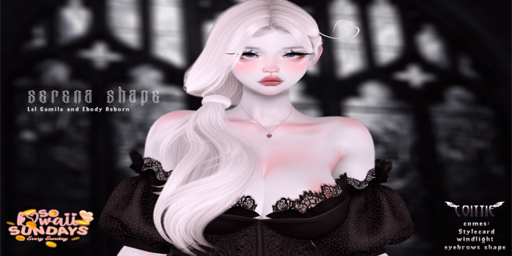 Serena Shape - EvoX Camila/Reborn	&lt;a href=&quot;http://maps.secondlife.com/secondlife/Hashira/59/166/3&quot; target=&quot;_blank&quot;&gt;Teleport&lt;/a&gt;