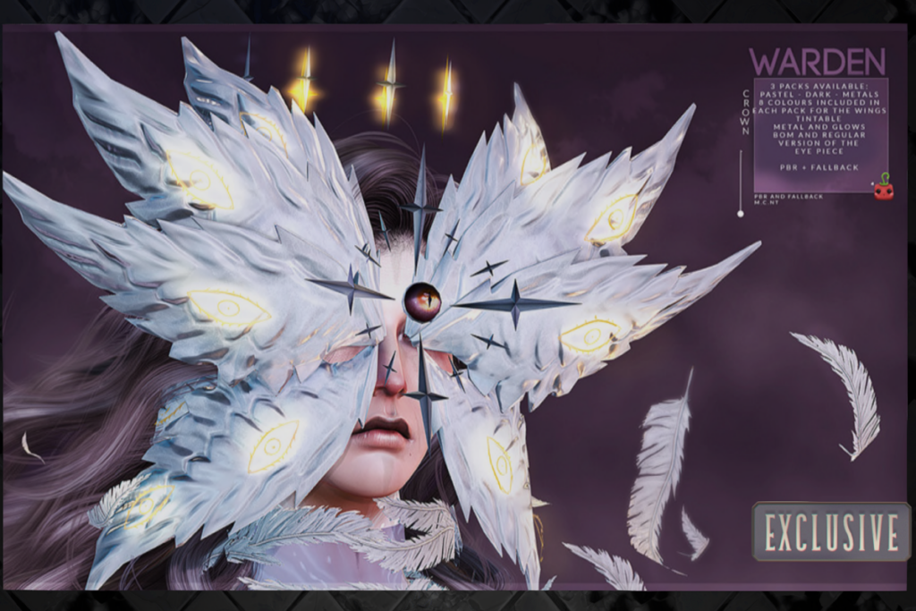 Warden Crown, L$249 each/L$666 FP